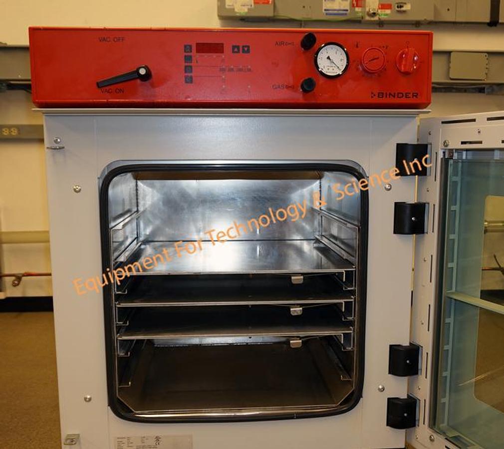 Used Binder VD 115 vacuum oven, max 200C (392F), 4.2cuft