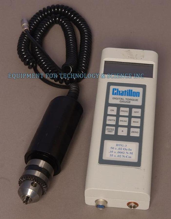 Used Chatillon 50oz-in Digital Torque Gauge