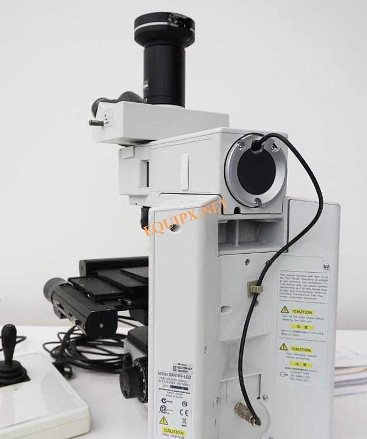 Used Olympus BX41M-LED metallurgical microscope with Olympus UC-30 3.2mp color camera