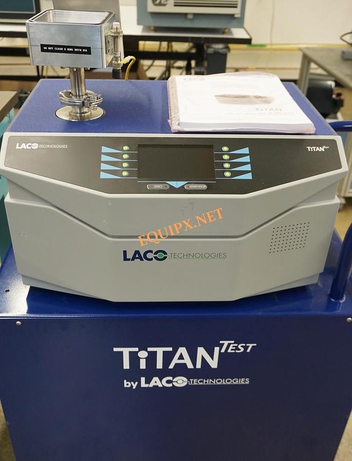 Used Laco Titan Test M Series Helium Leak test station with helium bombing accessory