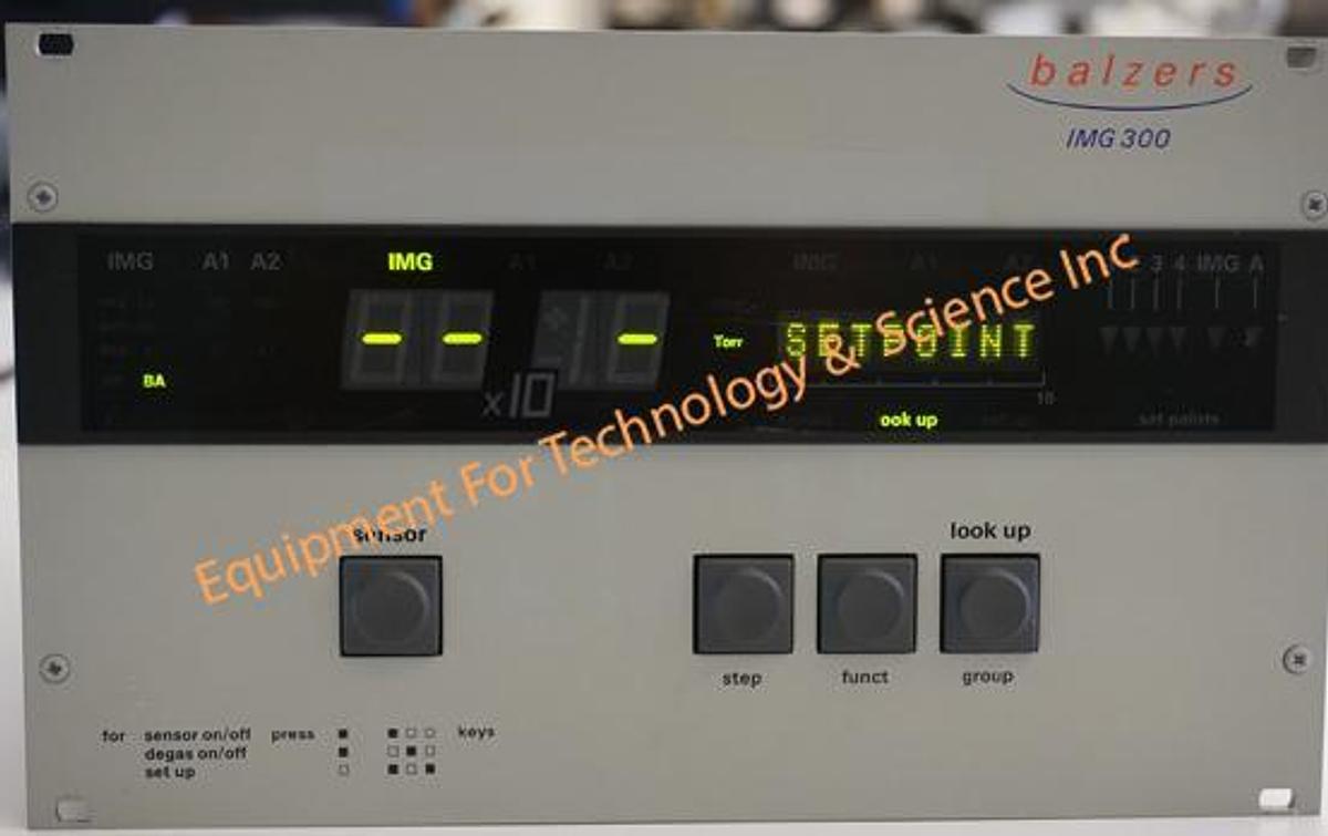 Used Balzers IMG300 Gauge Controller
