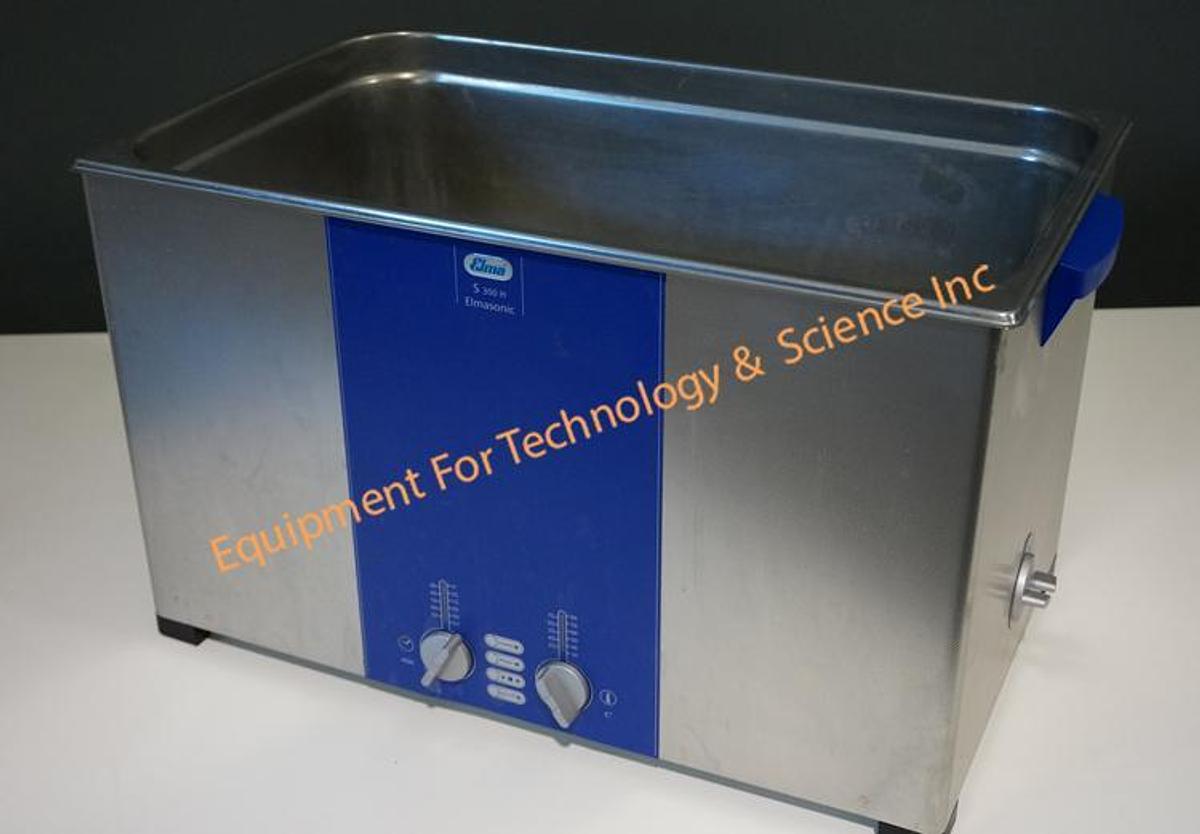 Used Elmasonic S300H 7.4 Gallon ultrasonic cleaner