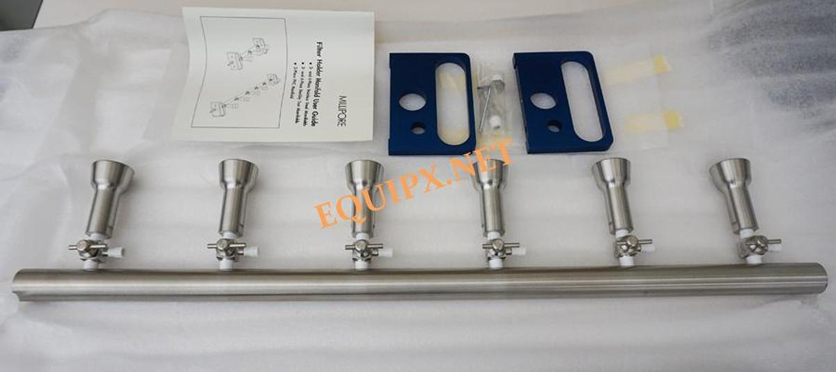 Used Millipore Sigma XX2504700 Vacuum Filtration 6 port manifold NEW UNUSED