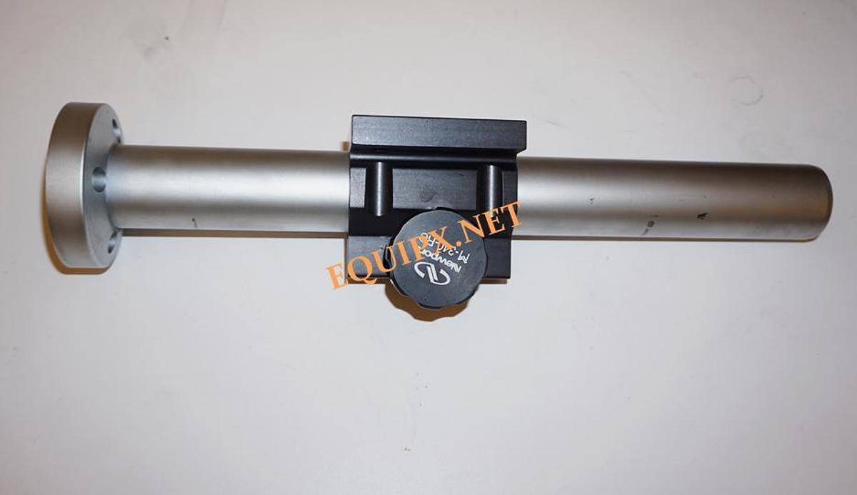 Used Newport 45 damped optical post, mounting base, and clamp