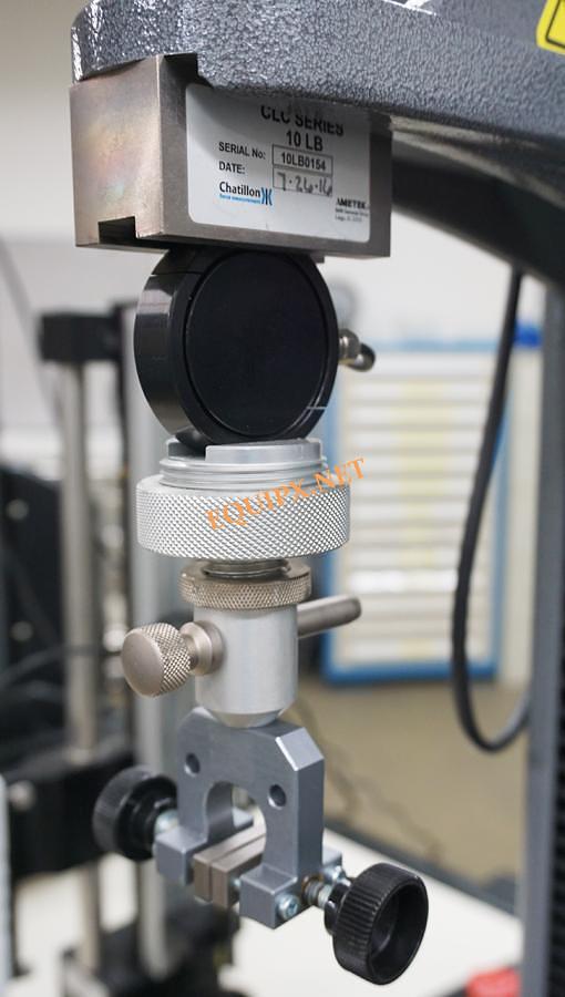 Used Ametek CS225 tensile-compression tester 1kN (225lbf) capacity, 100lbf load cell and grips (2015)