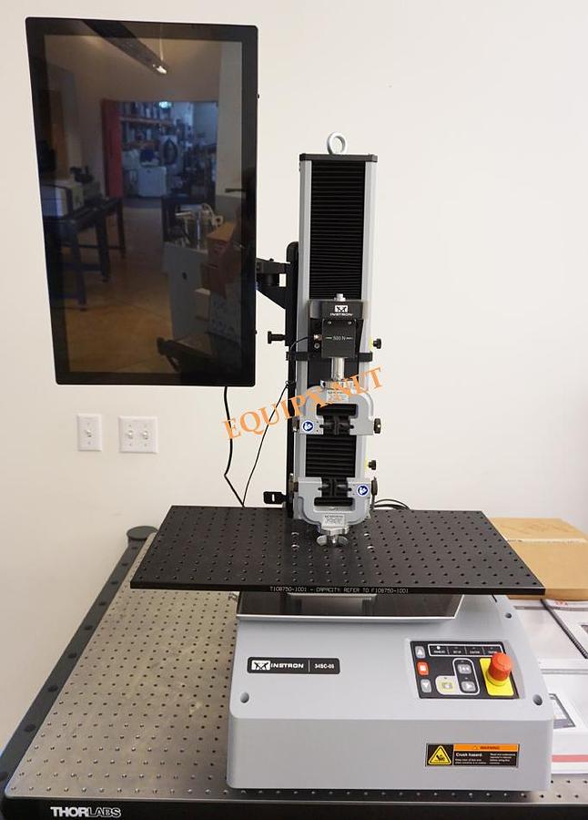 Used 2020 Instron 34SC-05 testing machine with Bluehill Universal and 0.5kN (112lb) capacity