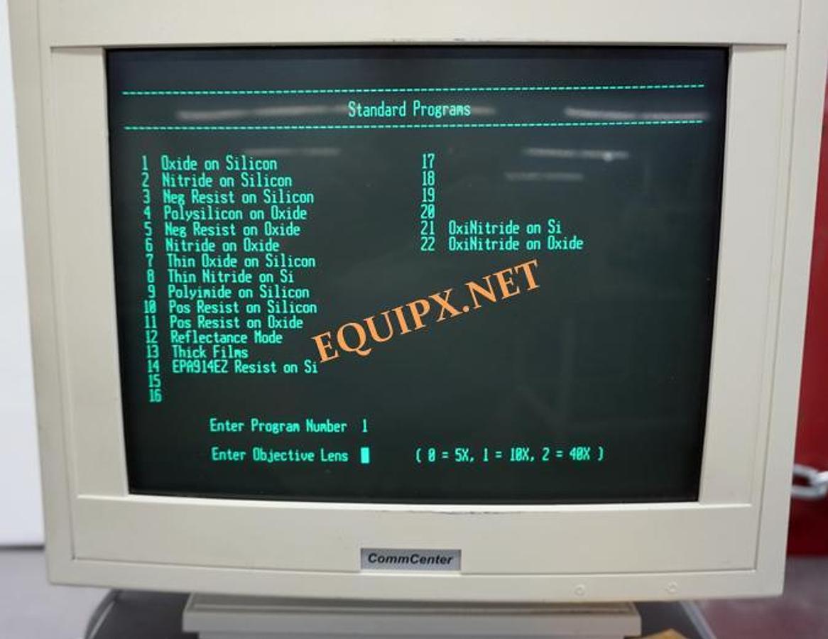 Used Nanometrics Nanospec AFT2100 Film Thickness Measurement System