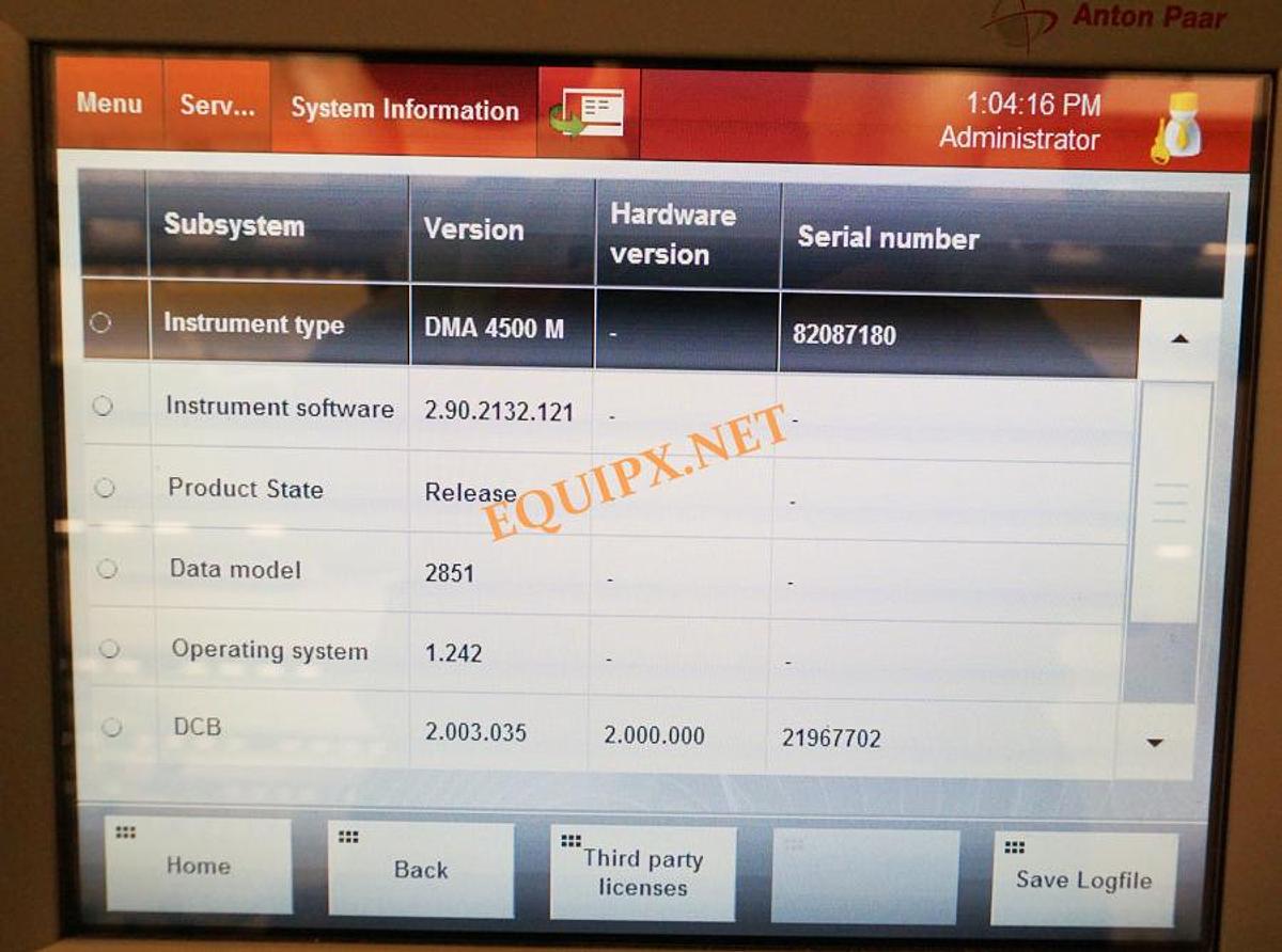 Used Anton Parr DMA4500M density instrument (2017)