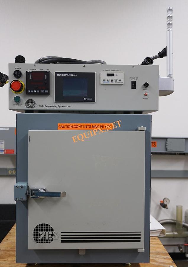 Used Yield Engineering 450PB6-2P High temperature vacuum oven for polyimide, photoresist and epoxy curing