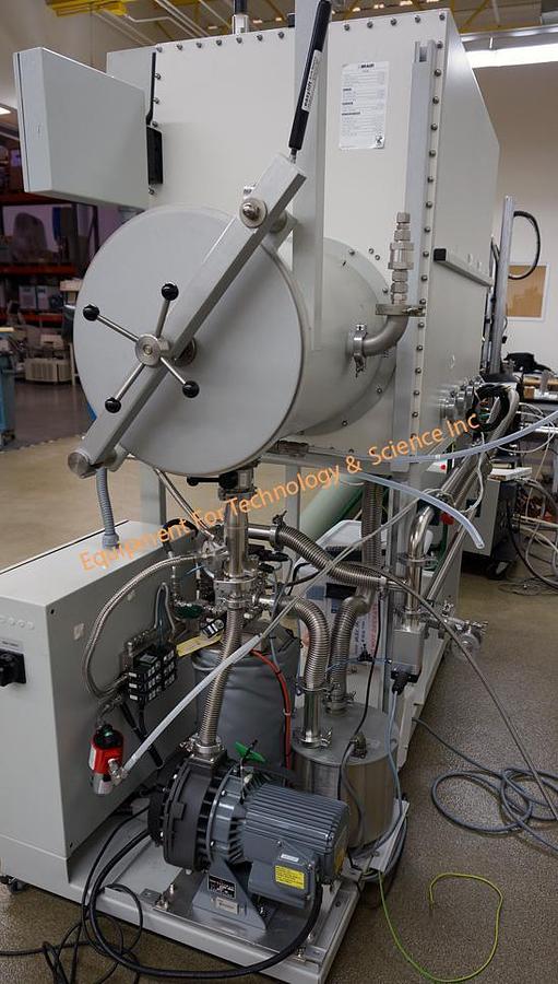 Used Mbraun Unilab glovebox with gas purifier, moisture and oxygen monitor