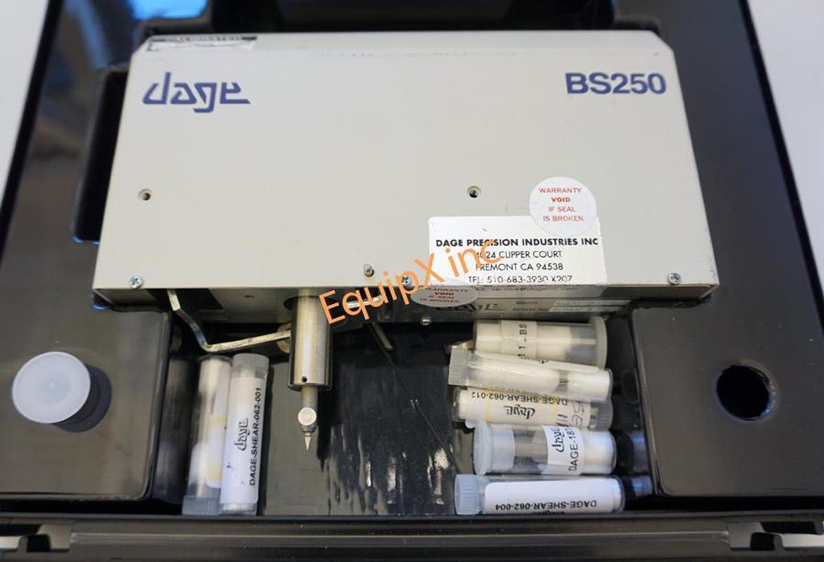 Used Dage 4300 wafer bump tester with CHAD Wafermate 300 autoloader