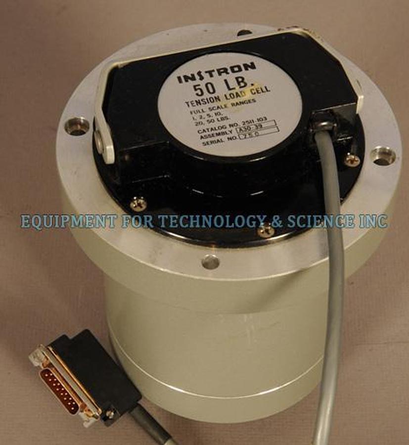 Used Instron 2511-103 50lb Tension Load Cell