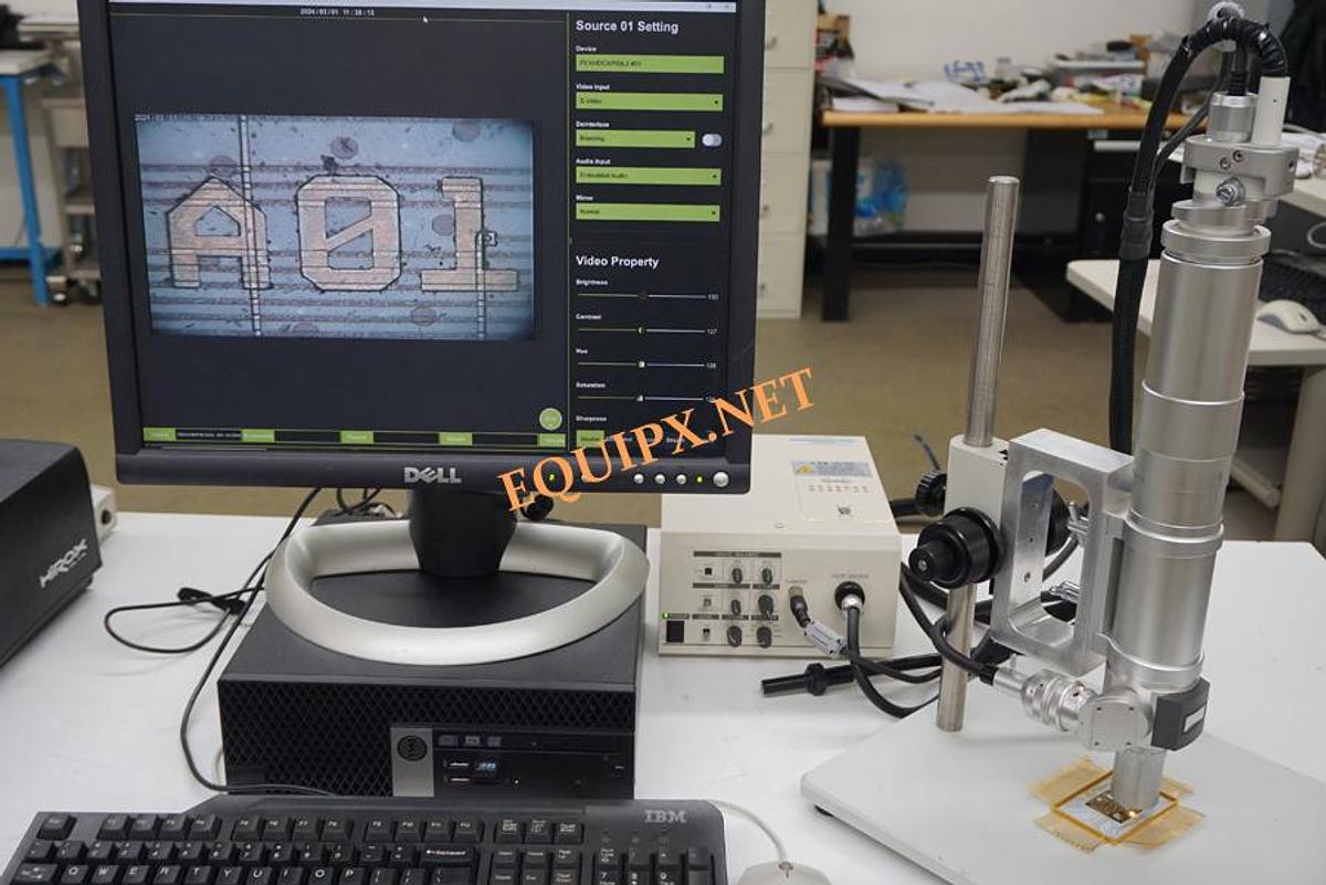 Used Hirox MX-2005C zoom lens magnification range of 200x to 4000x with PC and image card