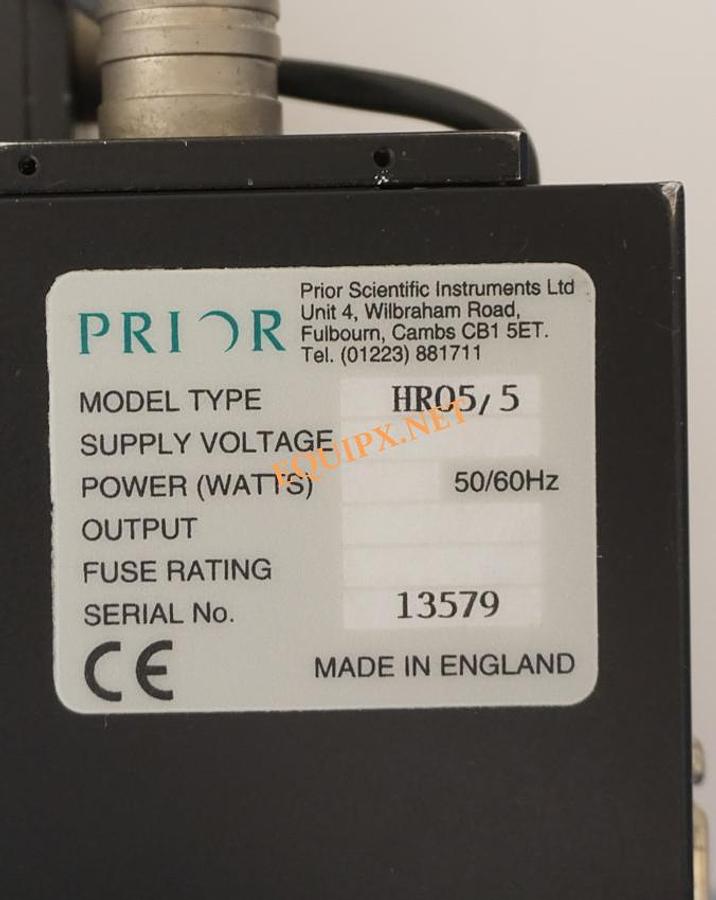 Used Prior Scientific HR05/5 motorized 6x6 XY shuttle stage for Olympus wafer loader