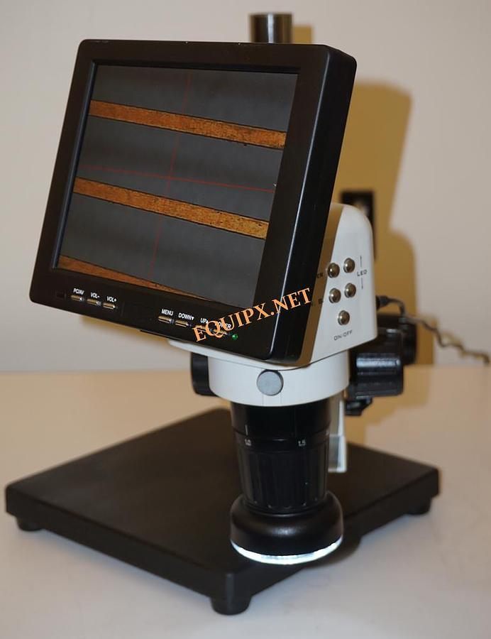 Used Opti-Zoom Digital Video Zoom Microscope with 8" Color LCD video screen