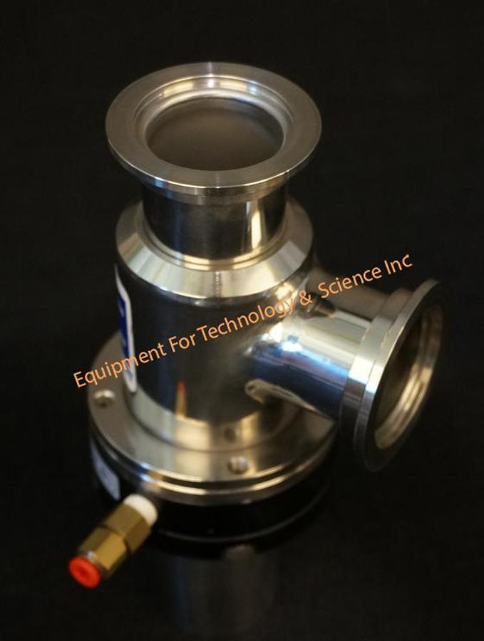Used Kurt Lesker SAO150PVQF right angle pneumatic bellows valve KF40