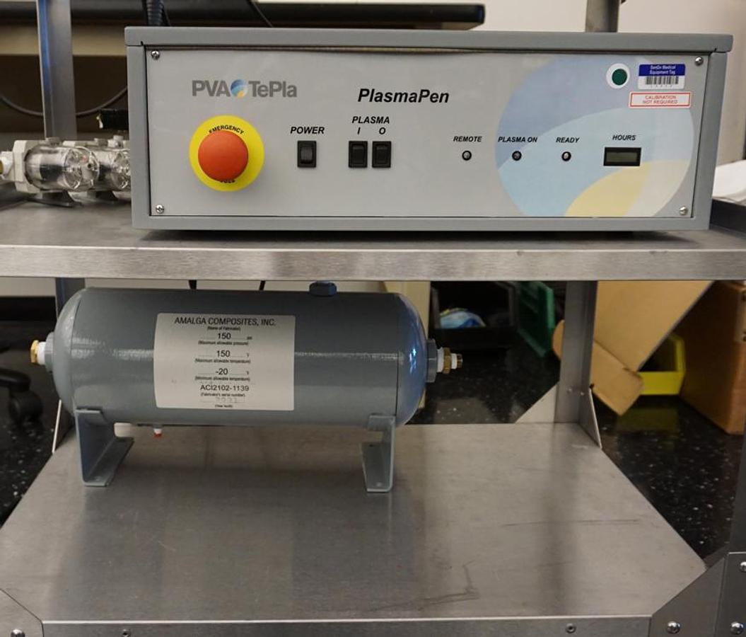 Refurbished TEPLA plasma pen with Fisnar F4200N XY robotic arm