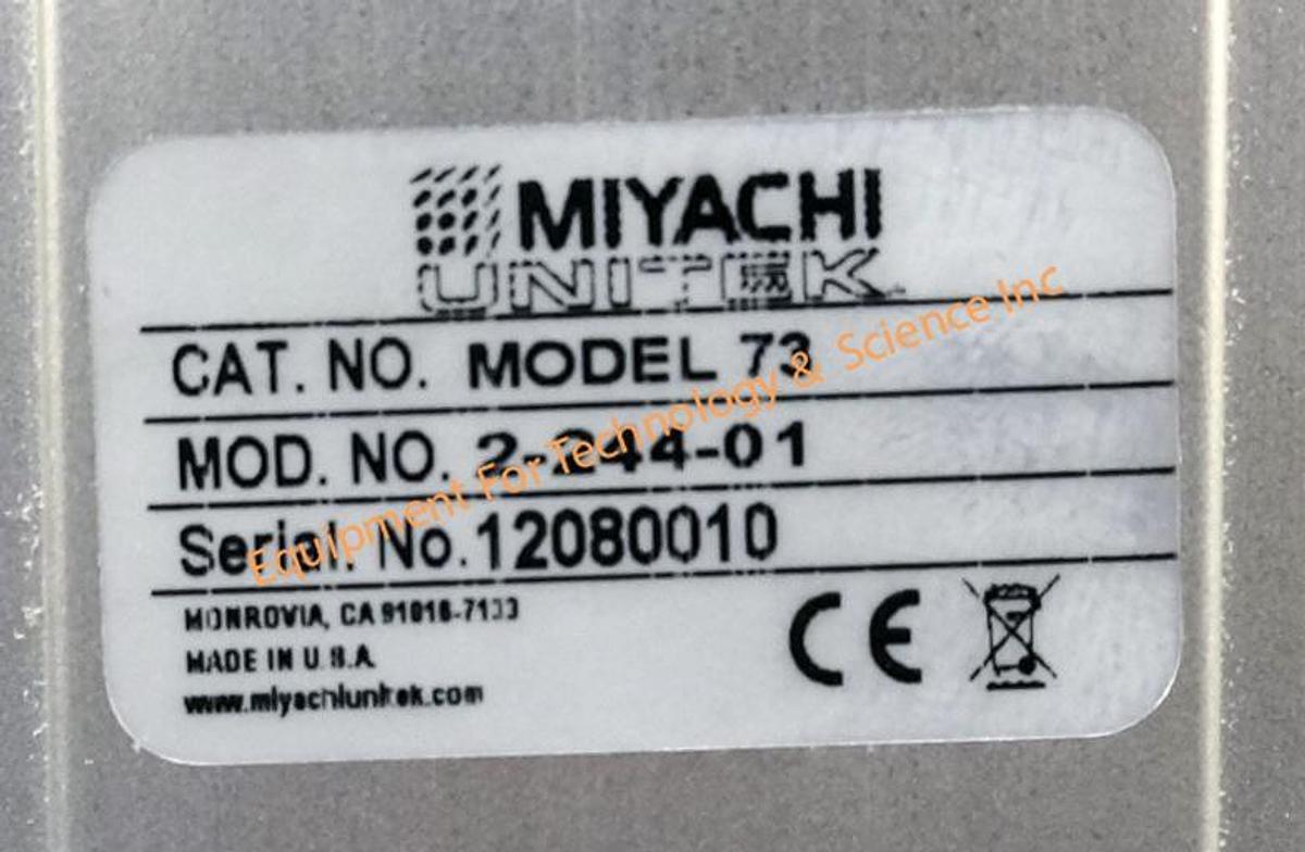 Used Miyachi Unitek model 73 servo driven opposed gap weld head (NEW)