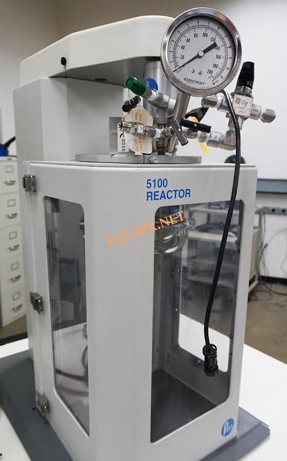 Used PARR 5104 low pressure reactor with 215ml jacketed reaction vessel and 4838 controller