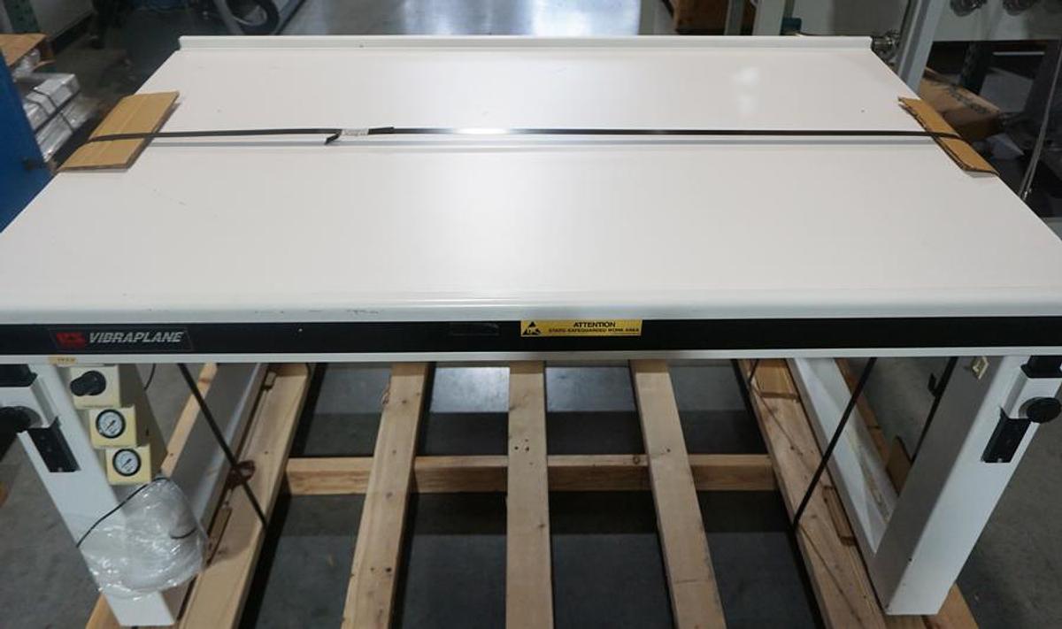 Refurbished Kinetic Systems 36"x60"x30"h vibration isolation table with White Laminate Top