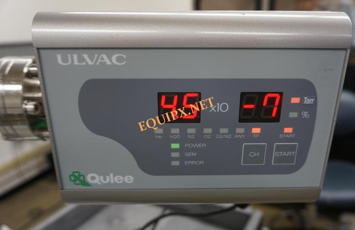 Used Ulvac Qulee BGM-102L Residual Gas Analyzer with Pfeiffer dry pumping system 1-100amu EM tube/Faraday cup