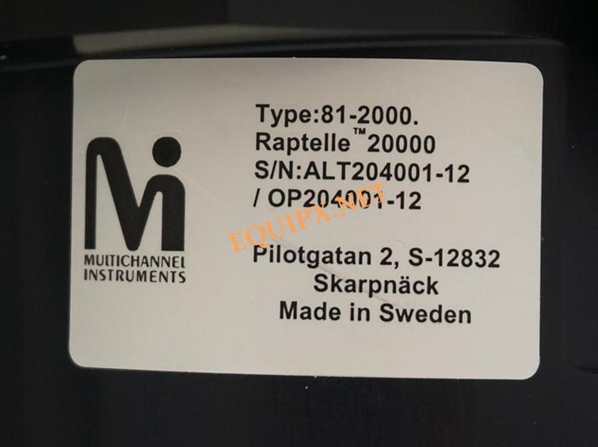 Used Raptelle 20000 optical spectrum analyzer for DWDM test