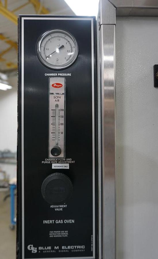 Refurbished TPS Blue M  DCI-336-B-MP750 Inert gas oven max 350C with Watlow F4T Controller and Teledyne Trace O2 Analyzer with flow control box- 208v 1ph