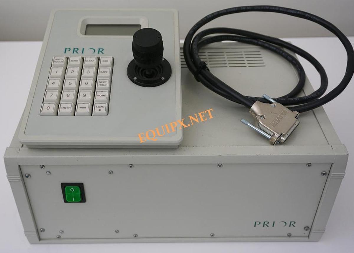 Used Prior Scientific HR05/5 motorized shuttle stage with 6x6 XY travel for Nikon wafer loaders