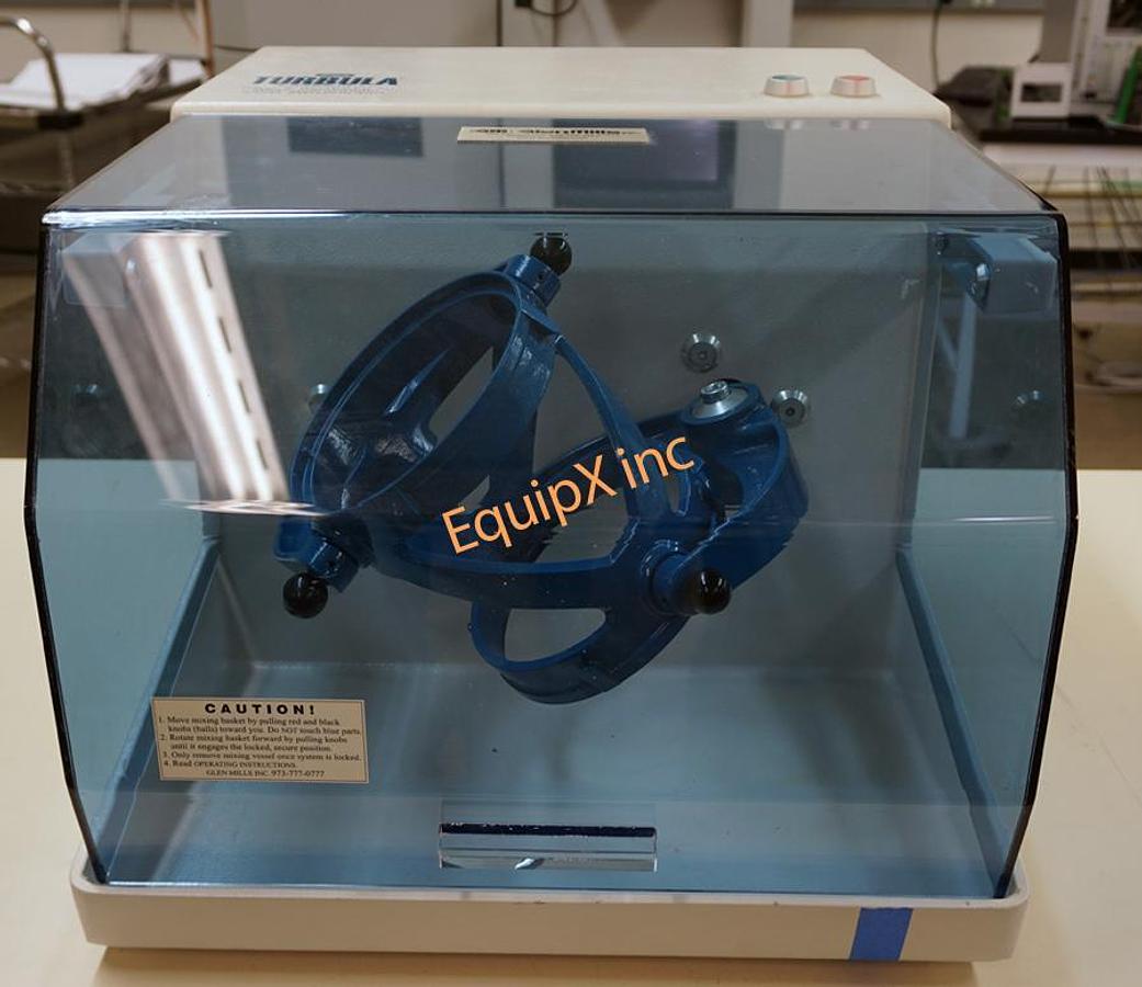 Used WAB Eskens T2F Turbula Shaker with 2 liter capacity and 22 lb load capacity