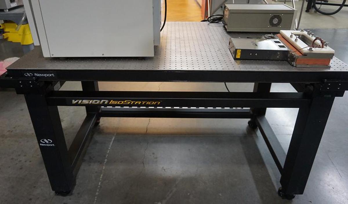 Used 2021 Newport VIS3660-SG2-325N Optical Workstation, 36 x 60 x 2.3 in. SG Breadboard, No Isolators