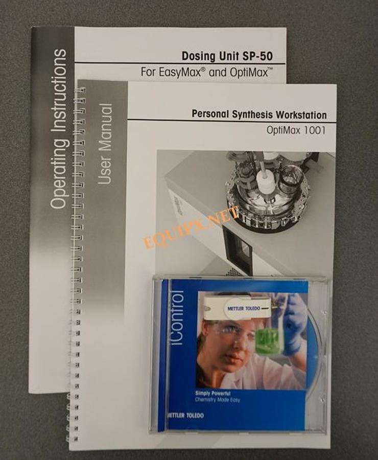Used 2020 Mettler OptiMax 1001 Chemical Synthesis Reactor with SP50 Dosing unit and iControl SW ver. 6.1