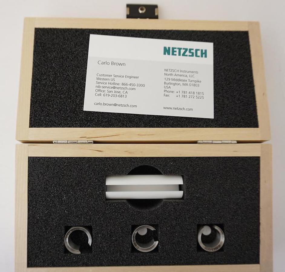 Preowned 2019 Netzsch STA 449 F3 Jupiter Simultaneous Thermal Analyzer with Silicon Carbide Furnace (max temp 1600C), (2) Sample Carriers, Oxygen trap and Rotary Vacuum pump