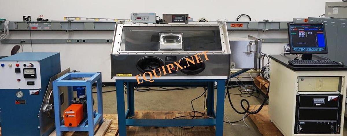 Used Unitek Benchmark System 2000 parallel seam sealer, glovebox, vacuum oven, manual, software