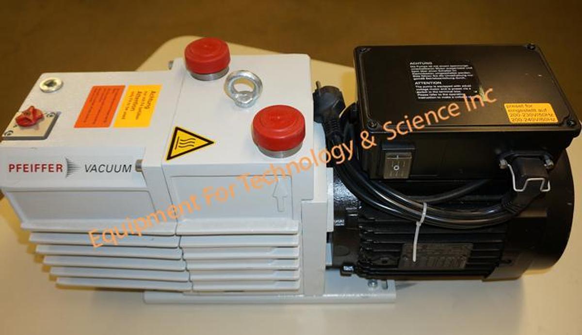 Used Pfeiffer DUO 20MC 14CFM magnetic coupled vacuum pump for corrosive application  BRAND NEW