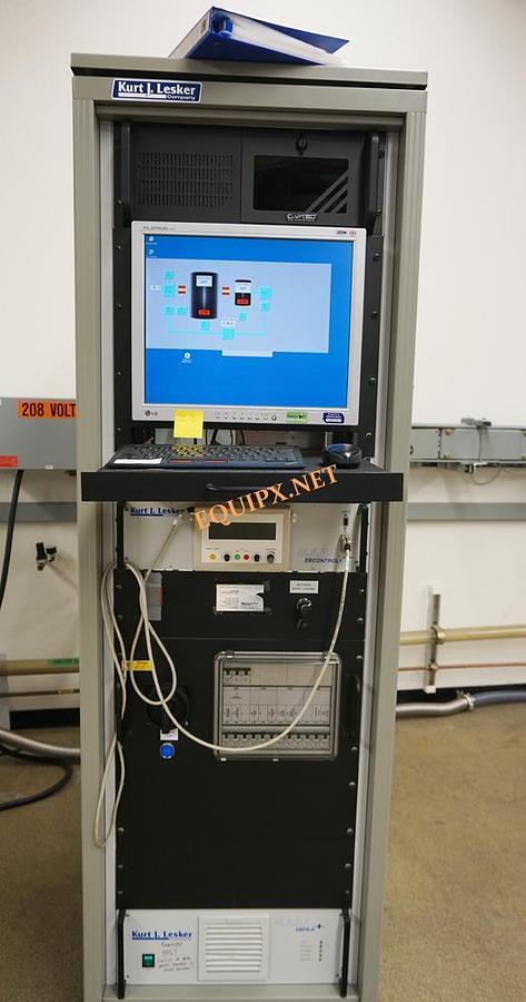 Used Kurt Lesker SPECTROS deposition system with 4-pocket E-beam gun, 3 Thermal sources and load lock