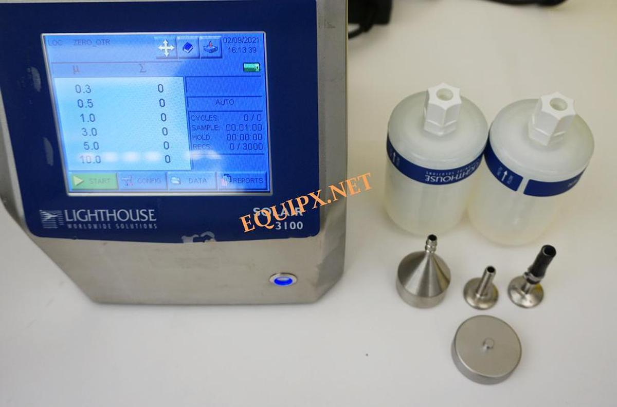 Used Lighthouse Solair 3100E (2019) particle counter 0.3-10.0microns, 1CFM
