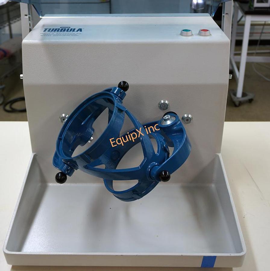 Used WAB Eskens T2F Turbula Shaker with 2 liter capacity and 22 lb load capacity
