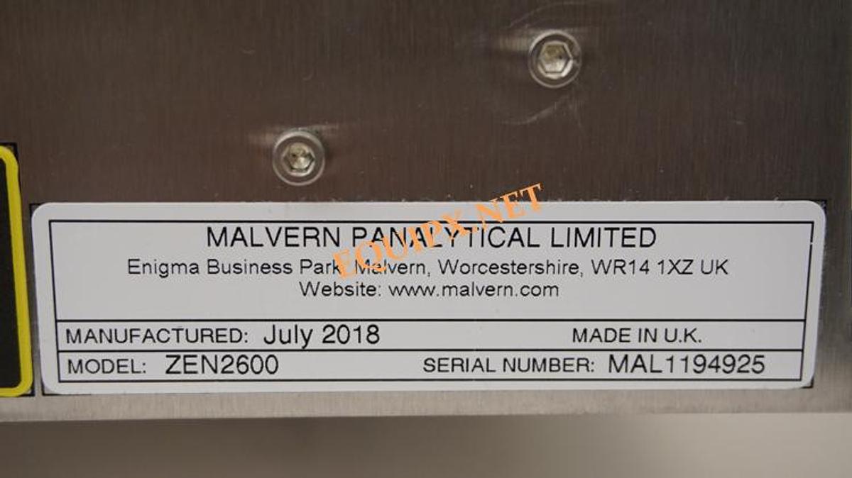 Used Malvern ZEN 2600 NANO Z for Zeta Potential with Dell all in One PC and software