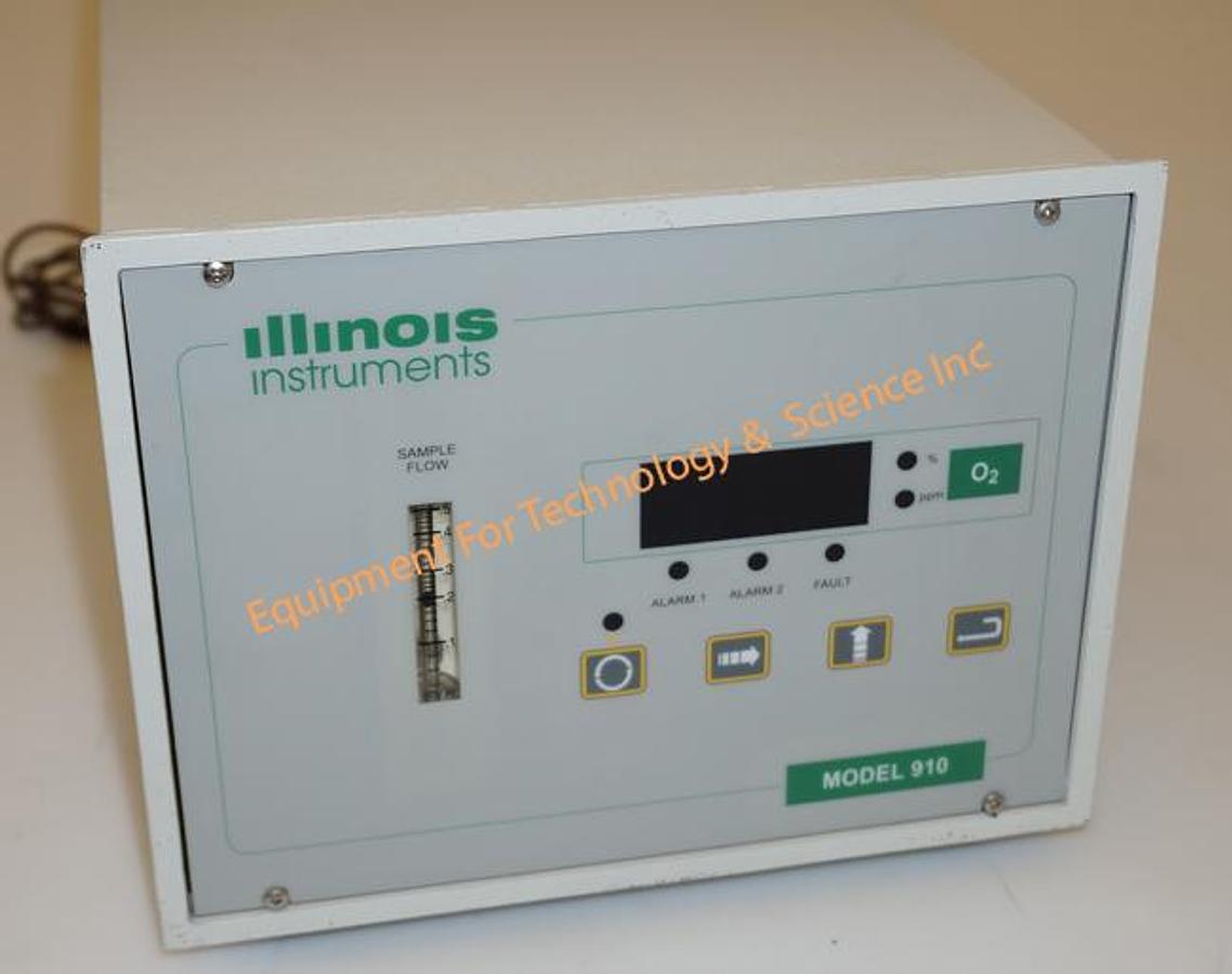 Used Illinois Instruments 910 trace oxygen analyzer