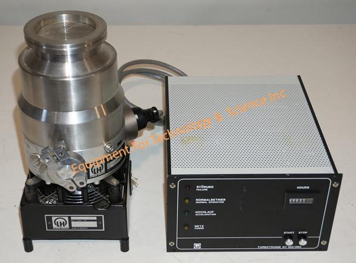 Used Leybold TMP150 turbo pump with power supply 150 lps
