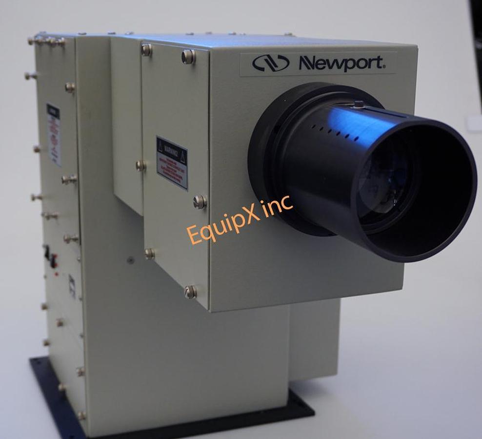 Used Newport 92514-1000 MUV arc lamp housing with 69920 power supply, 1000W Hg(Xe) lamp, cables