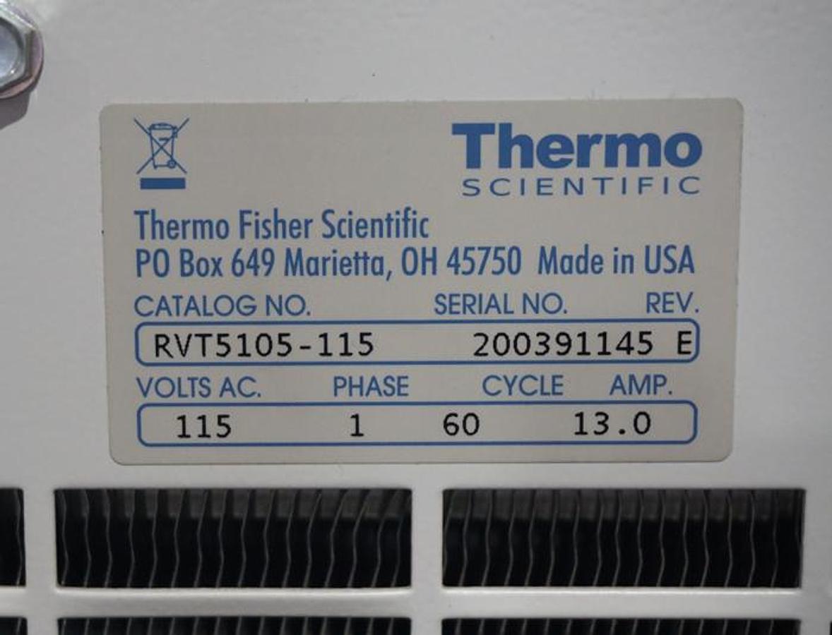 Used Thermo Scientific Savant RVT5105-115 Refrigerated Vapor Tap