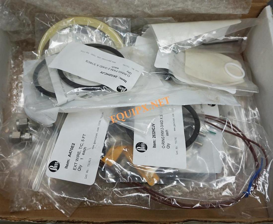 Used PARR 5104 low pressure reactor with 215ml jacketed reaction vessel and 4838 controller