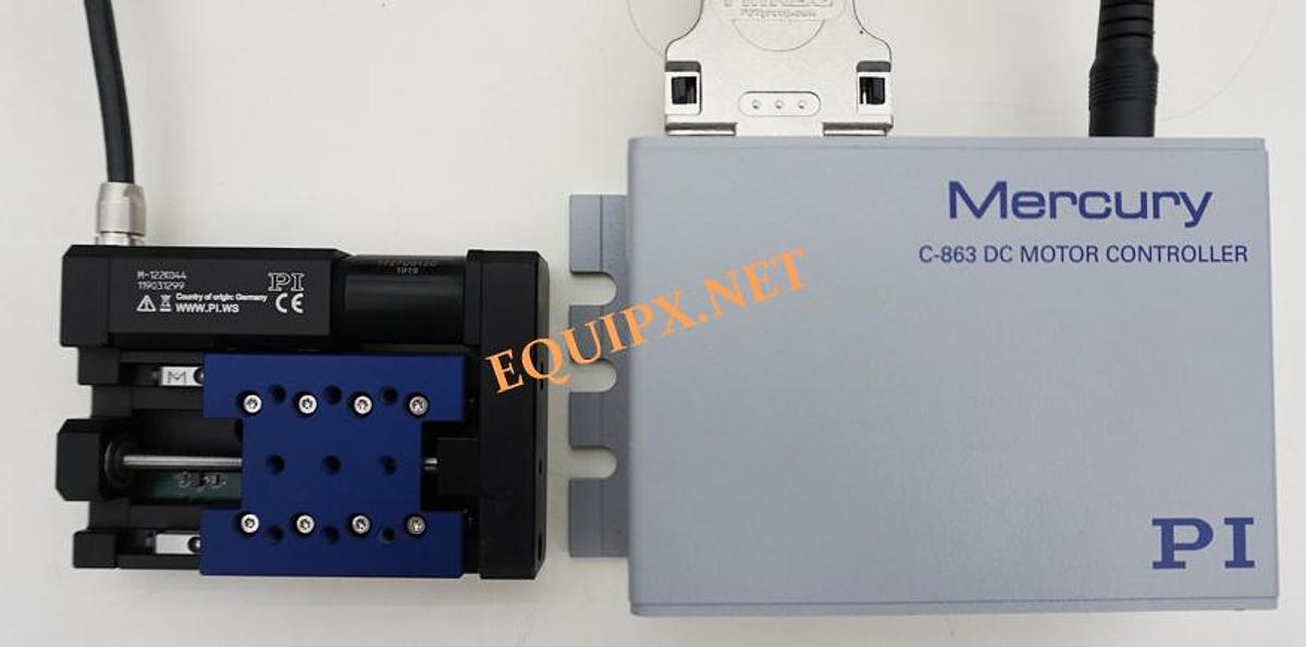 Used PI Physik M-122K-044 linear stage with C-863.11 motor controller