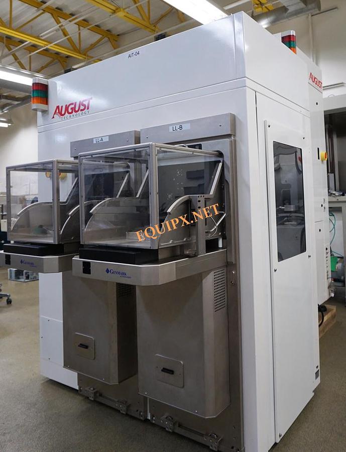 Used August Technologies AXI-930 Macro Defect inspection tool with dual load ports