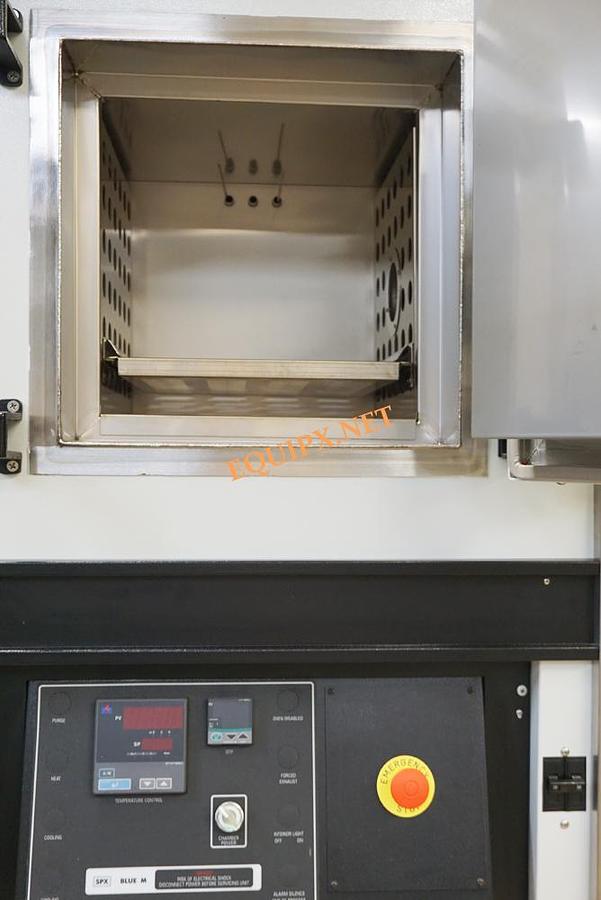 Used TPS Blue M DC146-B-ST350 forced air oven max 350C (662F), 208v/1phase