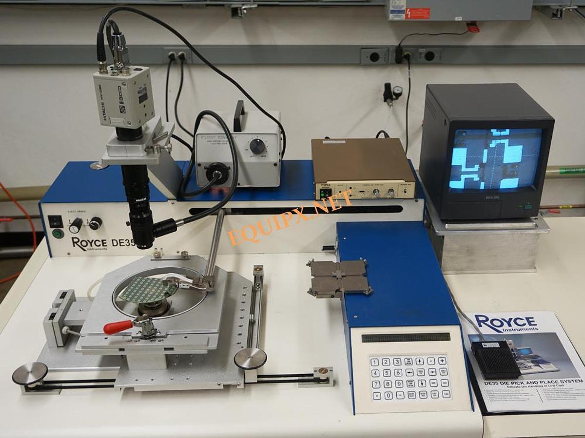 Used Royce Instruments DE35i-6 pick and place for wafers up to 150mm