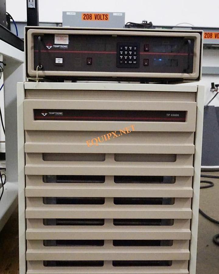 Used Cascade 12000 semiautomatic prober with 150mm thermal chuck, Motic PSM-1000 microscope and microchamber