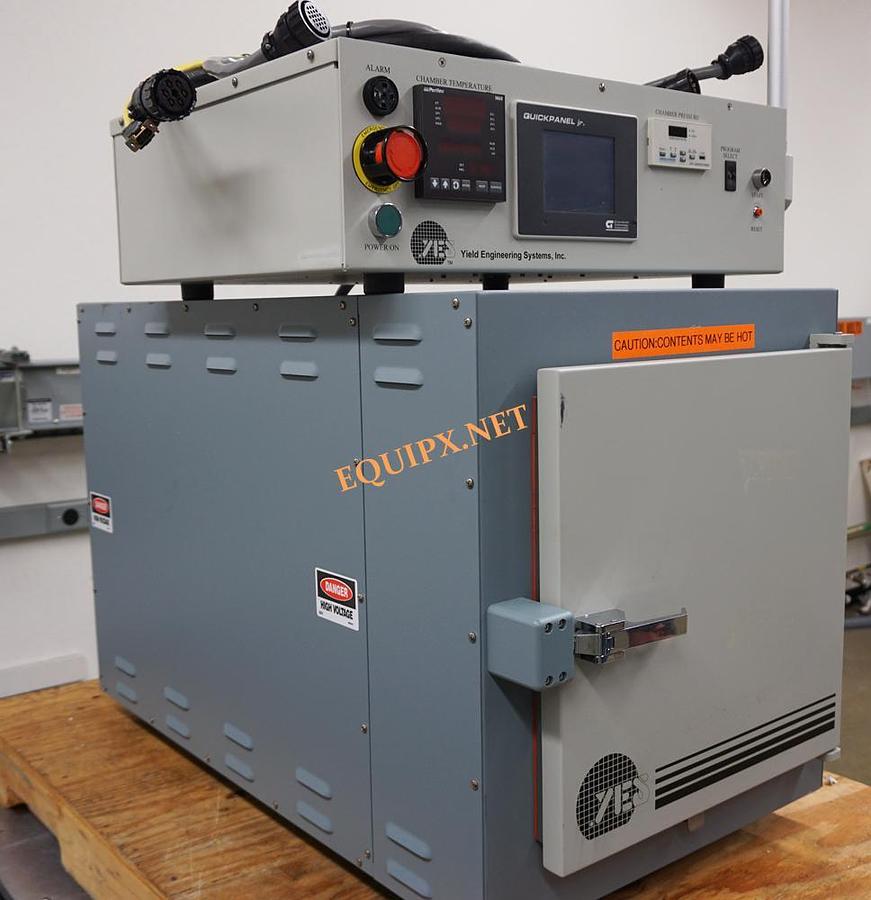 Used Yield Engineering 450PB6-2P High temperature vacuum oven for polyimide, photoresist and epoxy curing