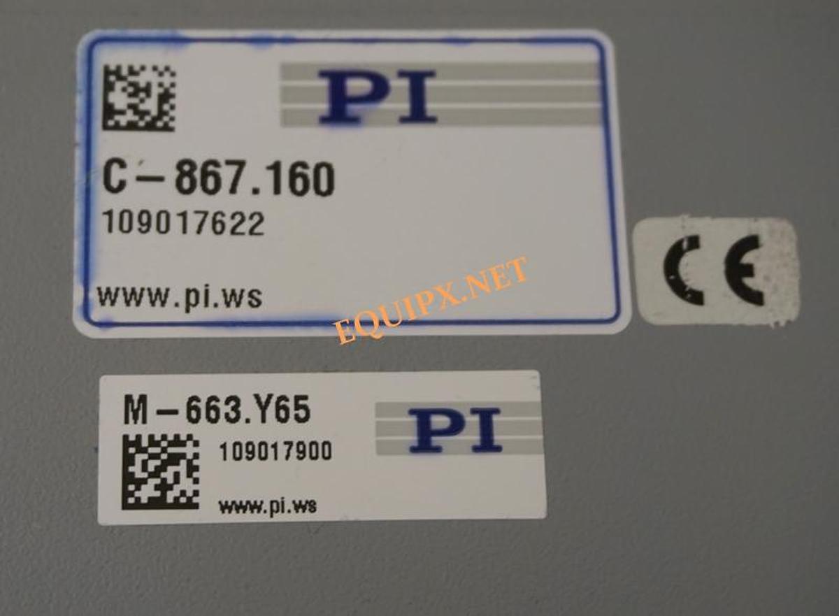 Used PI Physik C-867 single axis motion controller for ultrasonic piezomotors